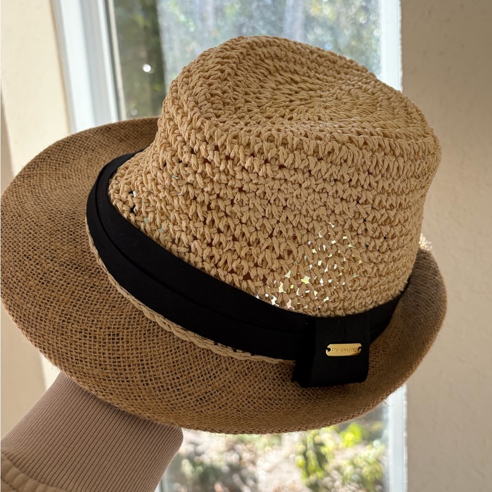 Steve Madden Fedora Hat Beach Pool Boat ready for Spring Break! Womens Onesize